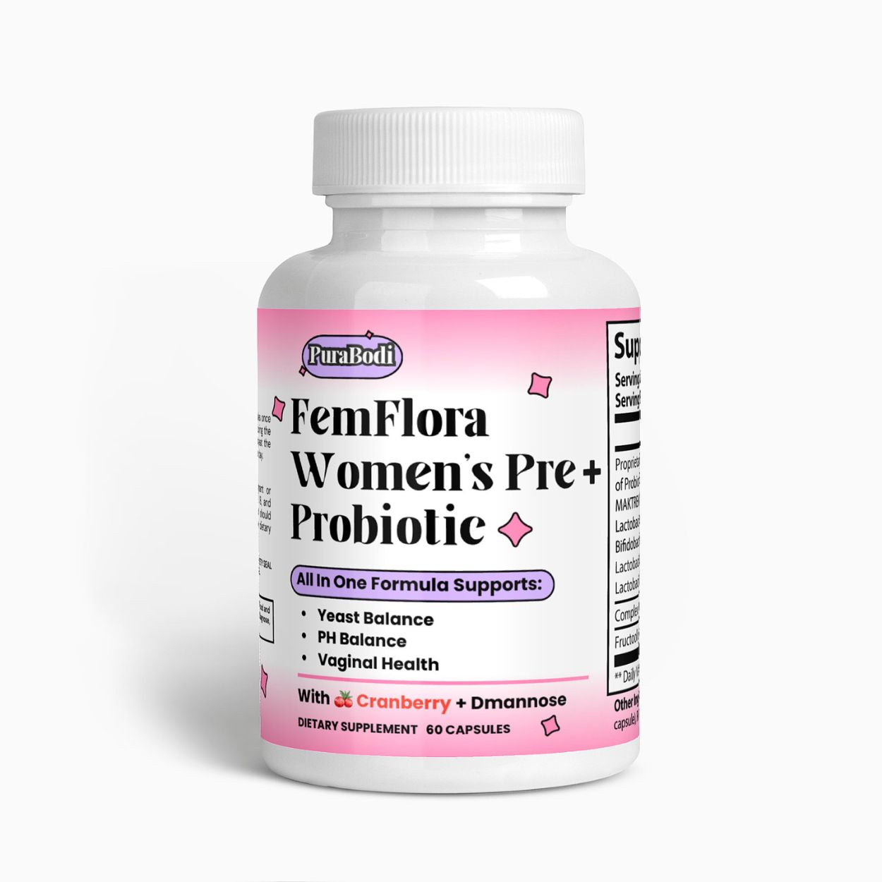 FemFlora Vaginal Probiotics For PH, Healthy Odor & UTI Support