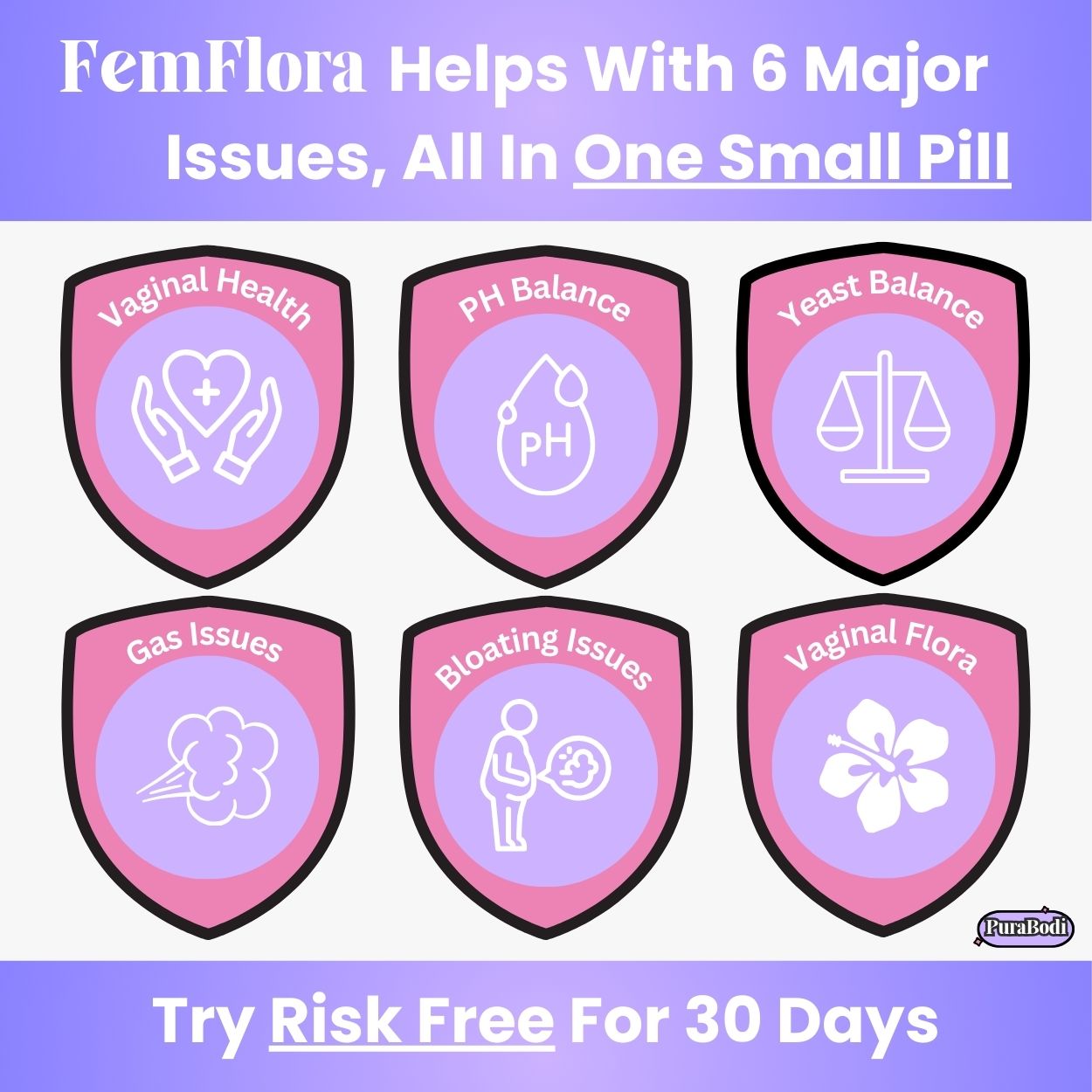 FemFlora Vaginal Probiotics For PH, Healthy Odor & UTI Support